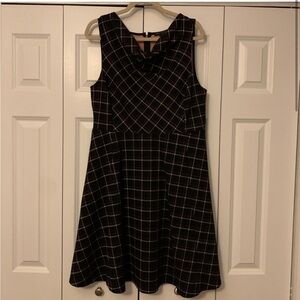 3/$25 Banana Republic Black Sleeveless A-Line Cowl Neck Dress